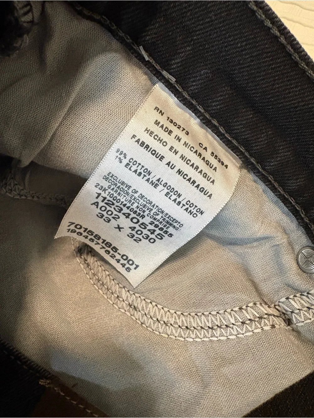 Men’s Wrangler Black Jeans